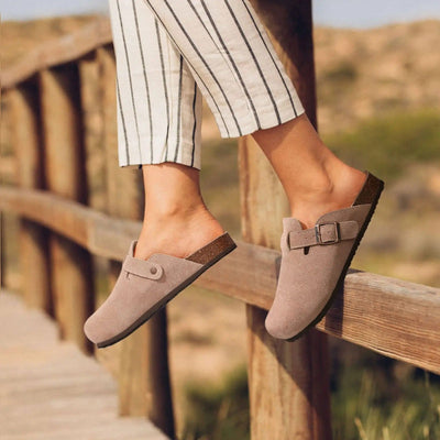 Mercellini Classic Suede Clog