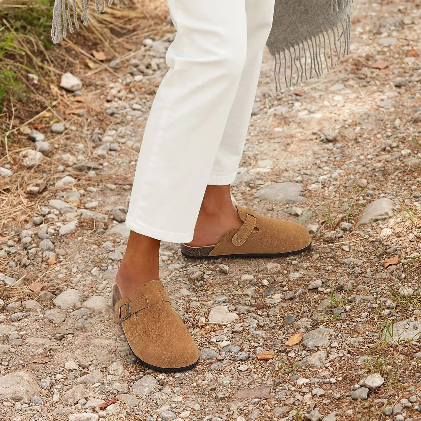 Mercellini Classic Suede Clog