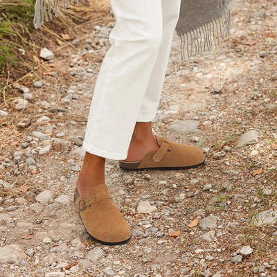 Mercellini Classic Suede Clog