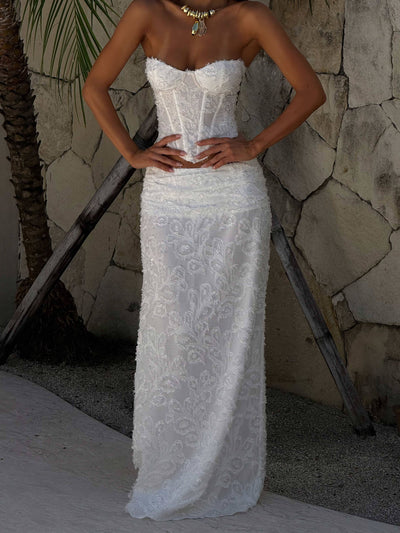 CATHERINE SKIRT IVORY