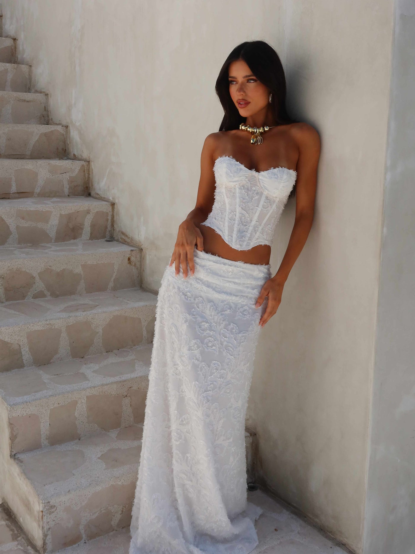 CATHERINE SKIRT IVORY
