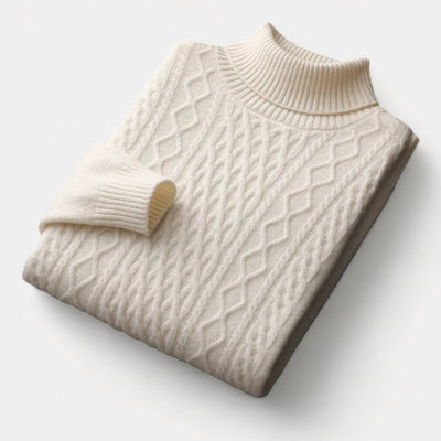 Mercellini Merino Wool Half Turtleneck Sweater