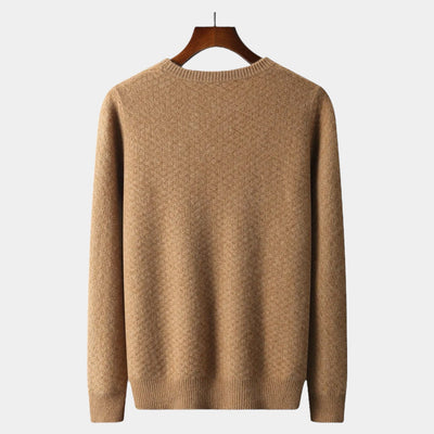 Mercellini Merino Wool Checkered Sweater