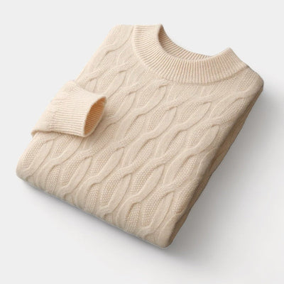 Mercellini Merino Wool Round Neck Sweater