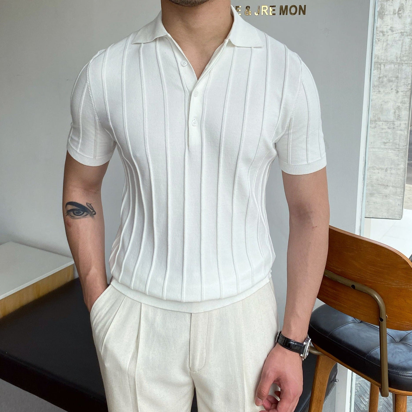 Mercellini Striped Polo Shirt